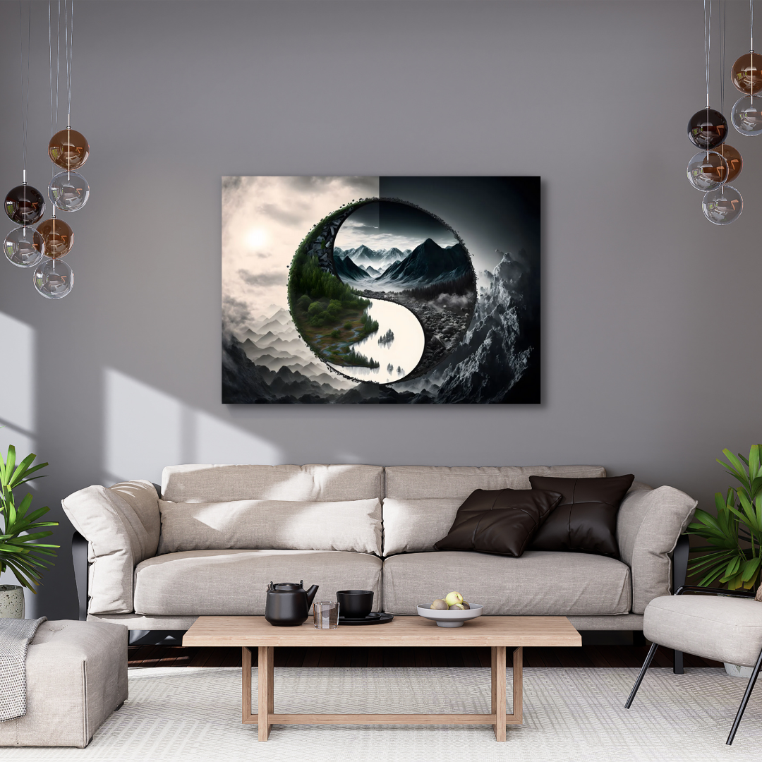 Canvas Wall Art - Yin Yang Artwork