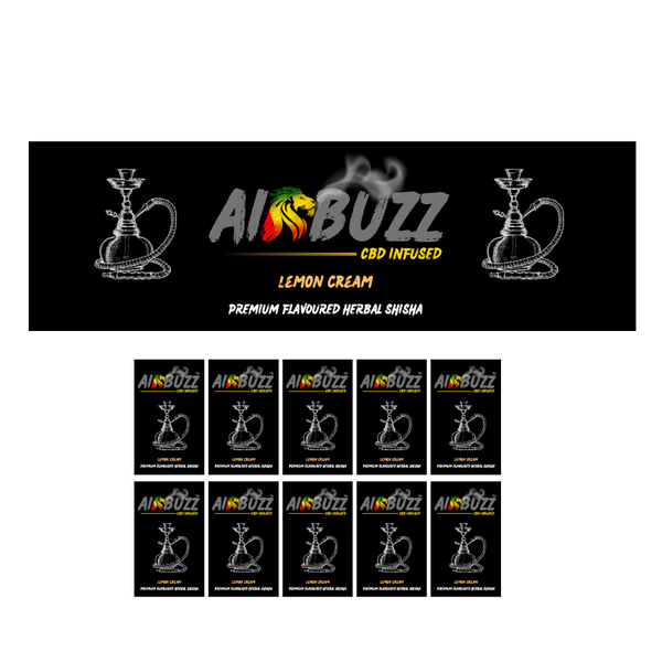 Airbuzz CBD Infused Lemon Cream Flavour