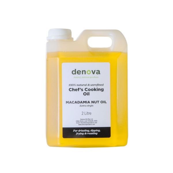 Denova Macadamia Nut Chef's Cooking Oil 2L - Original Flavour