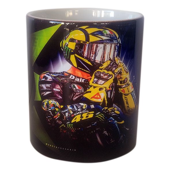 Moto GP Bikes `Look` - Coffee Mug - Valentino Rossi-Yamaha No 46