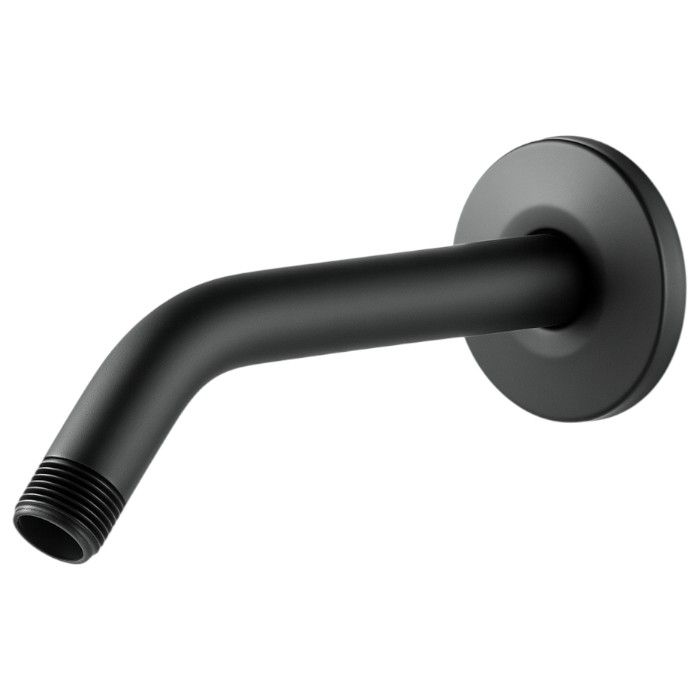 Stainless Steel Shower Head Arm - Black