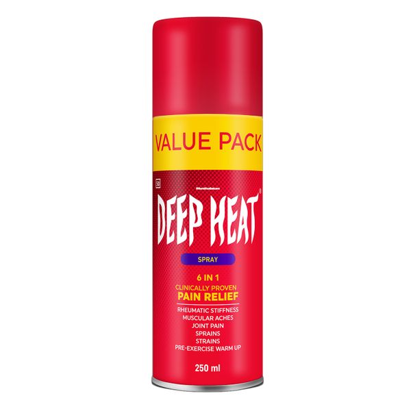 Deep Heat Spray 250ml (Value Pack)