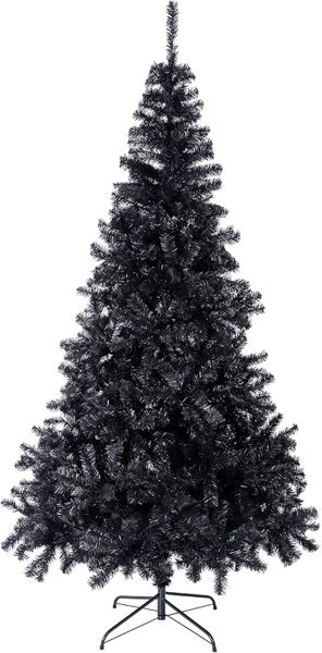 St Charles Traditional Chrismtas Fir Tree -Black 210cm