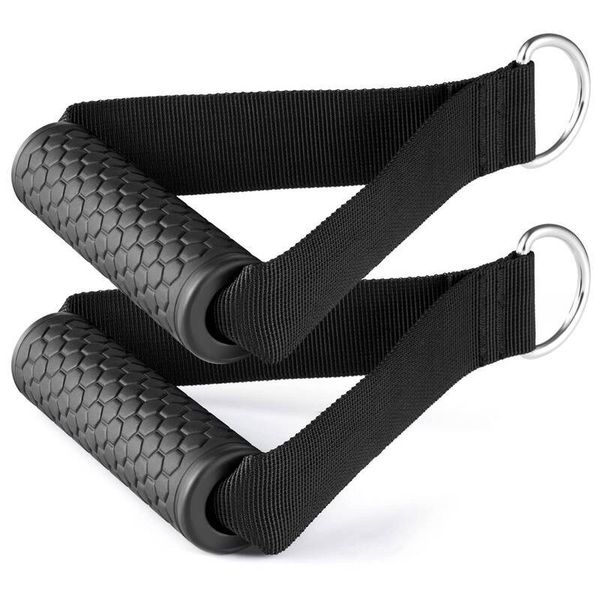 Heavy Duty Resistance Band Handles: Cable Machine Attachments Exercises