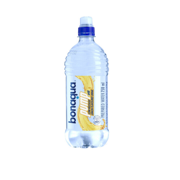 Bonaqua Pump Still Lemon Flavoured Water 750ml x 24 bottles Shop