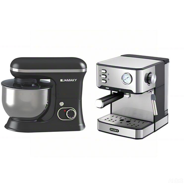 20Bar Espresso Coffee Machine with Italian Pump + 1200W Stand Mixer Set