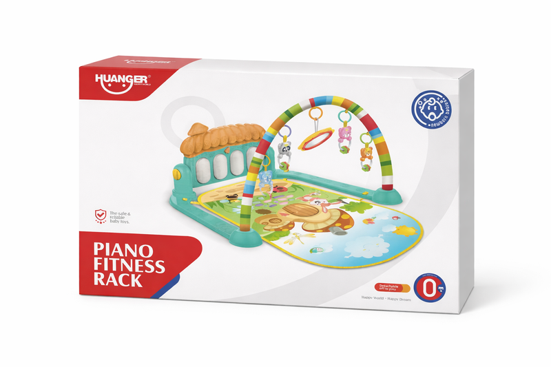 Huanger Piano Fitness Rack - Baby Activity Play Gym (0+ Months)