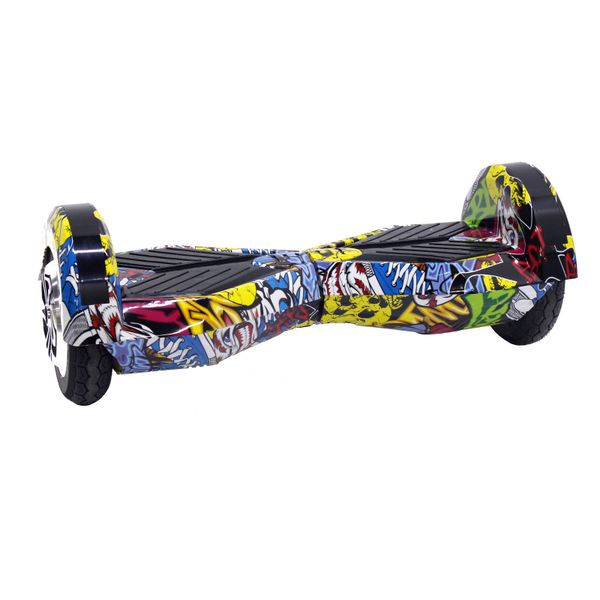 Self Balance Scooter 8.5" Hoverboard - LED - Bluetooth - Graffiti Design