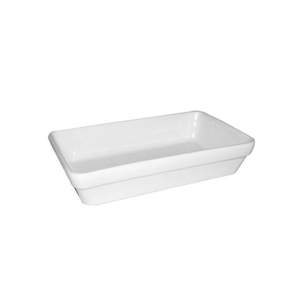 Fortis Prima White Stacking Rectangular Server 12 Pieces