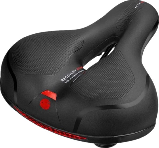 Bike Saddle Memory Foam Padded Oversized