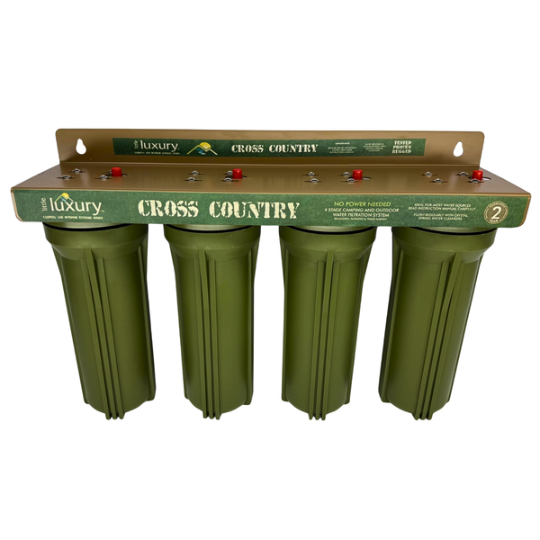Little Luxury 4-Stage Cross Country Outdoor Water Filter System