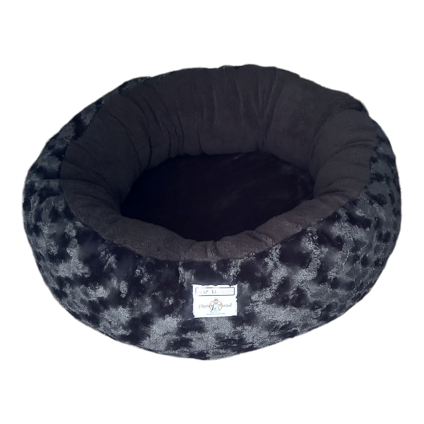 XL Dog Donut Crumple Bed Removable Cover Machine Washable
