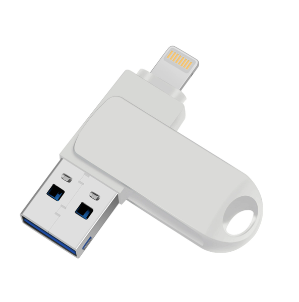 1TGB USB3.0 Pen Drive 2 in 1 U Disk for Laptops iPhone Memory Stick