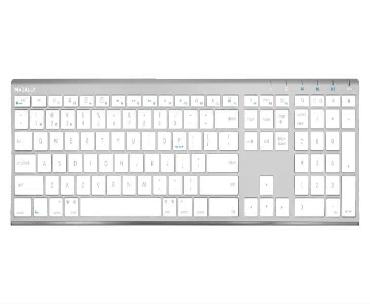 Macally Ultra slim Bluetooth keyboard - Aluminium