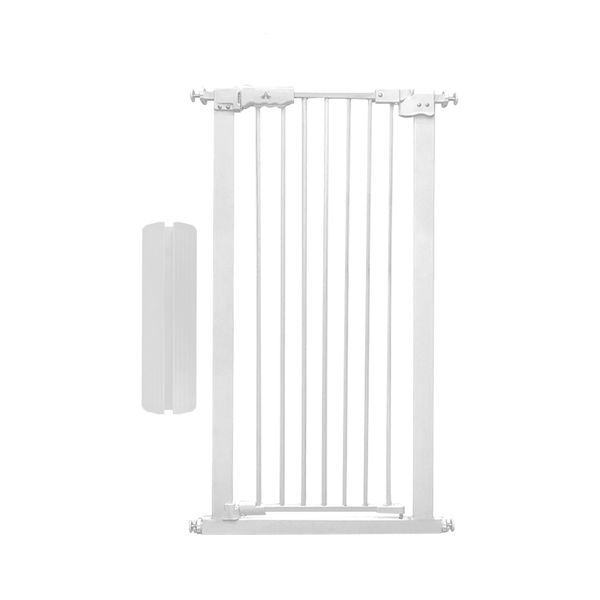 ALANES Small Indoor Gate Metal Pet Gate Barrier for Doorway -61x110cm