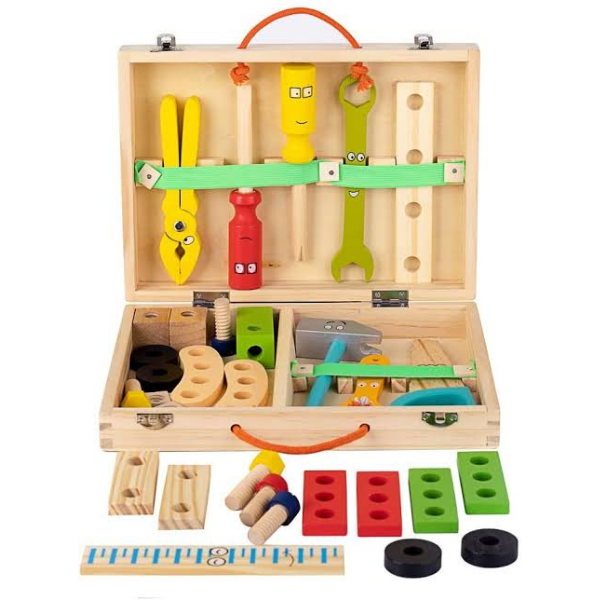 Wooden Stimulation Toolbox Kit