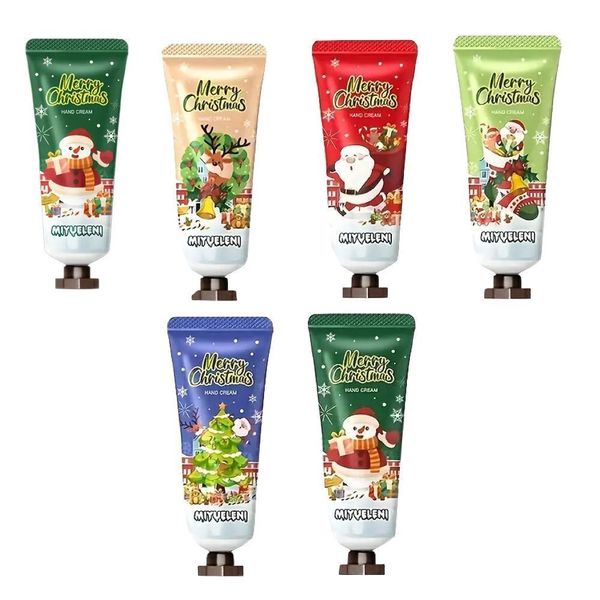 Beauty Merry Christmas Moisturising Hand Creams Set of 6 - 8.7cm