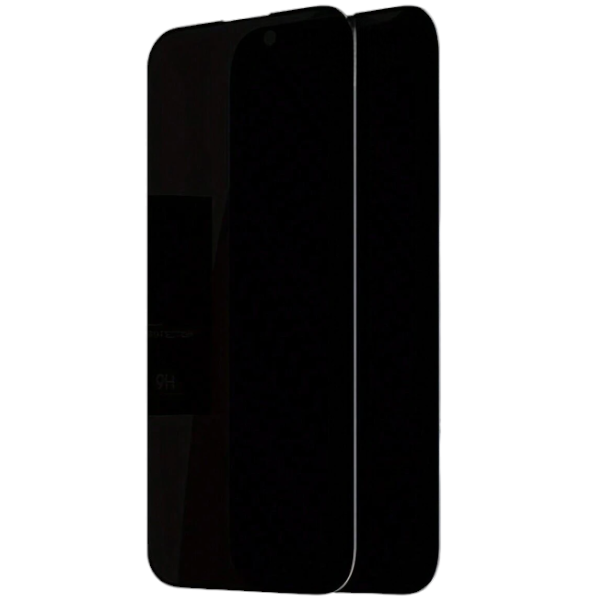 2pcs - Anti-Glare Tempered Glass Privacy Screen Protector for iPhone 15 Pro