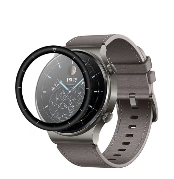 3D Tempered Glass Screen Protector Compatible with Huawei GT2 Pro Watch