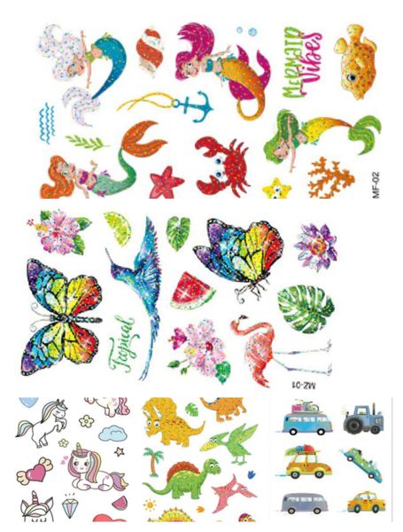Kids Tattoos Mixed Pack - Girls Squad