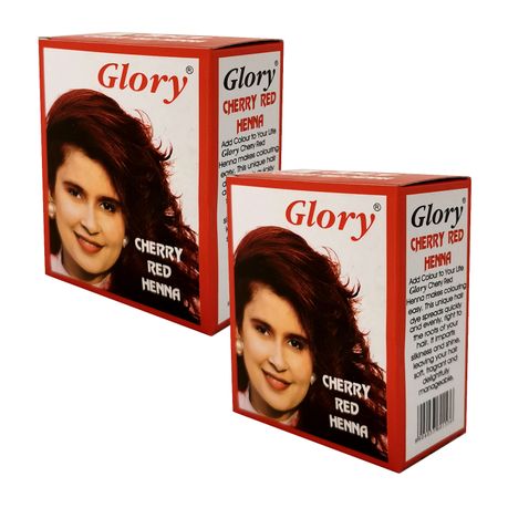 Glory Henna Natural Hair dye - Ammonia Free - Cherry Red - 2 Pack | Buy  Online in South Africa 