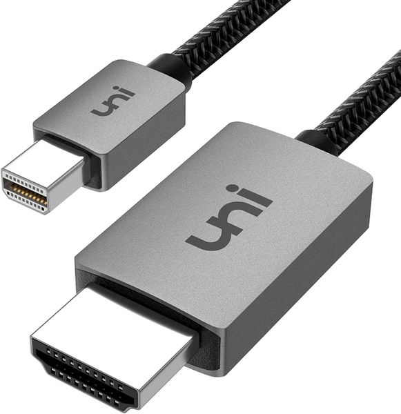 uni Mini DisplayPort to HDMI Cable, Thunderbolt to HDMI - 1.8m
