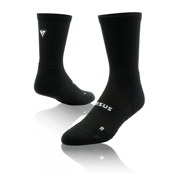 Versus - Black Active Crew Tab Socks
