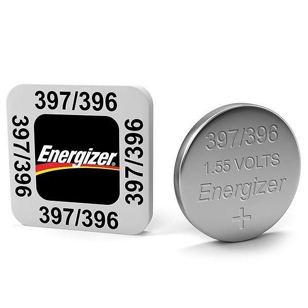 Energizer 397/396 Silver Oxide Watch Battery Box of 10