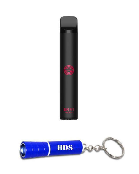 Envi Nano 800 Puff 20mg Disposable Vape - Strawberry Iced with HDS Torch