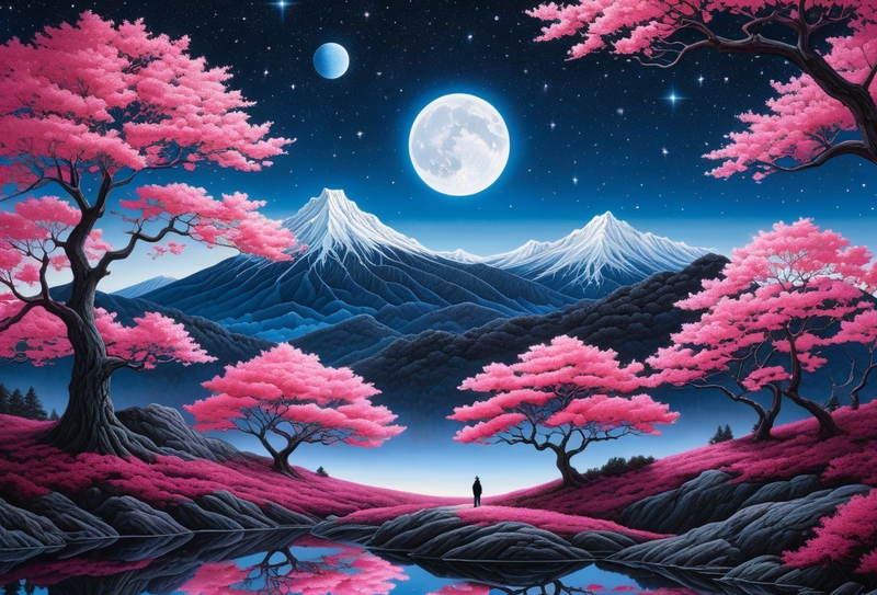 Canvas Wall Art Home Decor - Cherry Blossoms