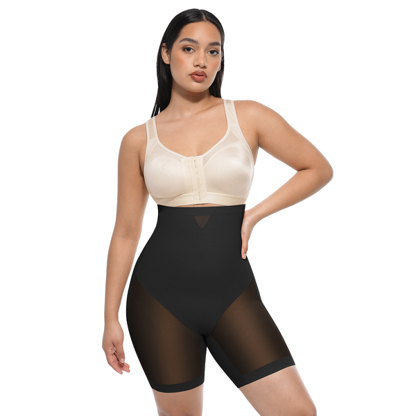 Sandycare Tummy Control High Waisted Butt Lifting Seamless Shapewear Shorts