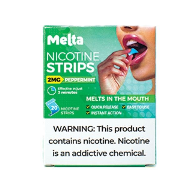 Melta Nicotine Strips - Peppermint - 20 Pieces