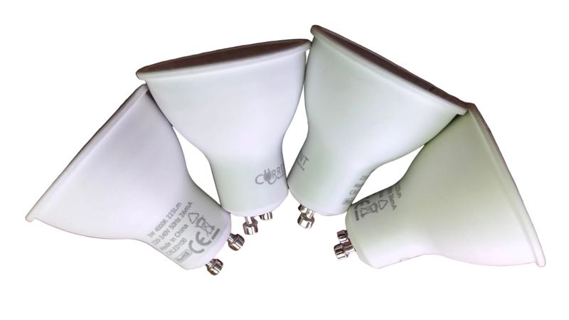 Current LED 3W Cool White Down Light Bulb - 4 Pack