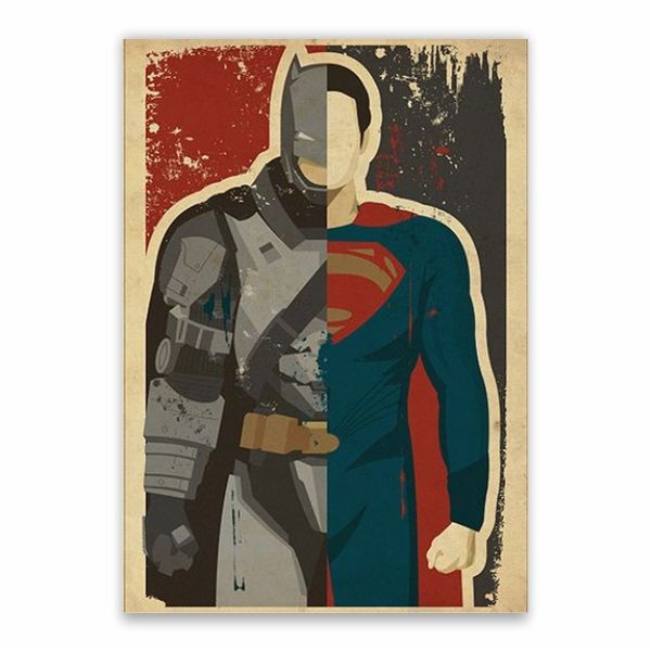 Batman And Superman Poster - A1