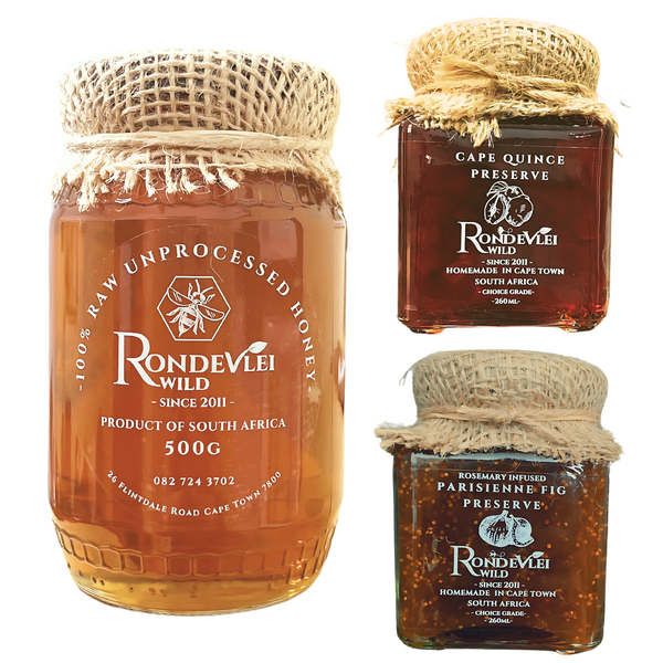 Rondevlei Wild Raw Honey &amp; Preserve Value Pack