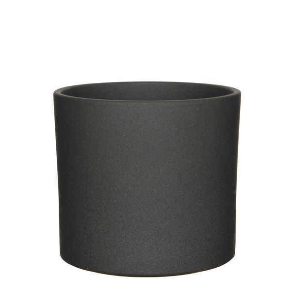 Era Pot Round Dark Grey Matt - 21,5x23cm