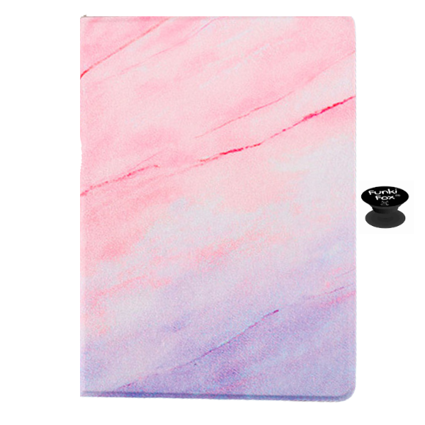 Funki Fox Protective iPad Case for iPad 5/Air 1 (9.7") - Pink/Lilac Marble