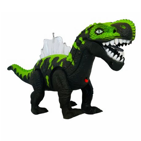 Walking store robot dinosaur