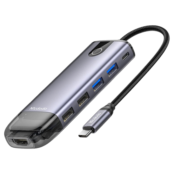Mcdodo USB C 10 in 1 Dongle HUB USB-A USB-C VGA HDMI SD Card RJ45 TYPE C