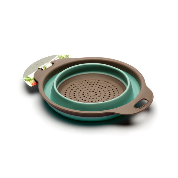Silicone &amp; FGP Folding Colander