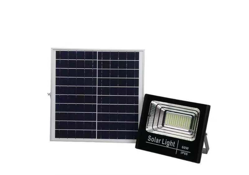 60W Waterproof Solar Light With Panel and Remote