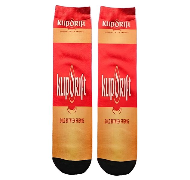Retro Style Novelty Klipdrift Themed Socks