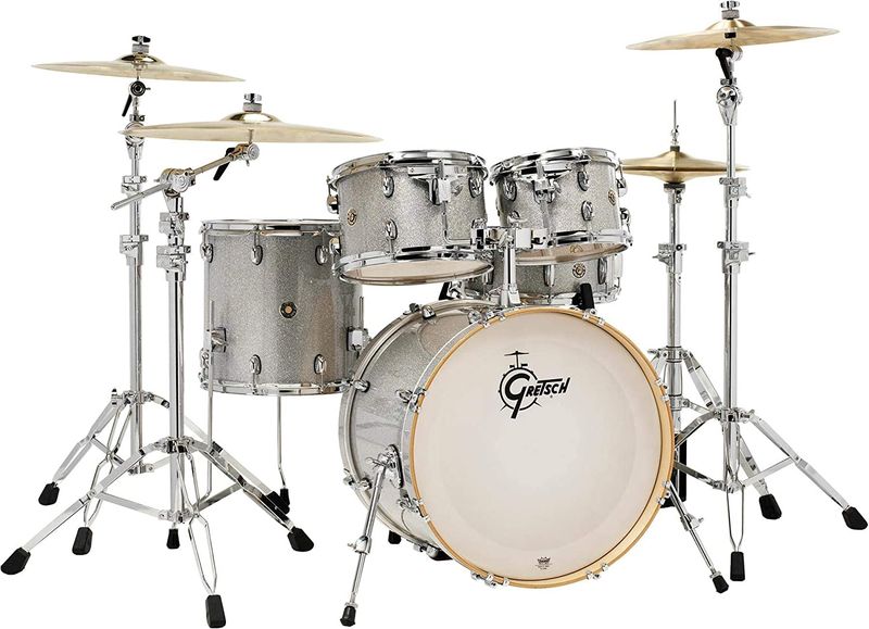 Gretsch Drums Catalina Maple Shell Pack 5-Pc W/22" Kick - Silver Sparkle
