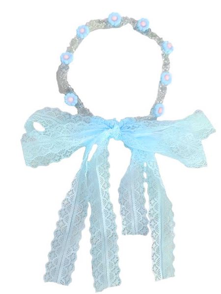Children Sweet Forest Series Small Flower Lace Handmade Braided Hair Strap