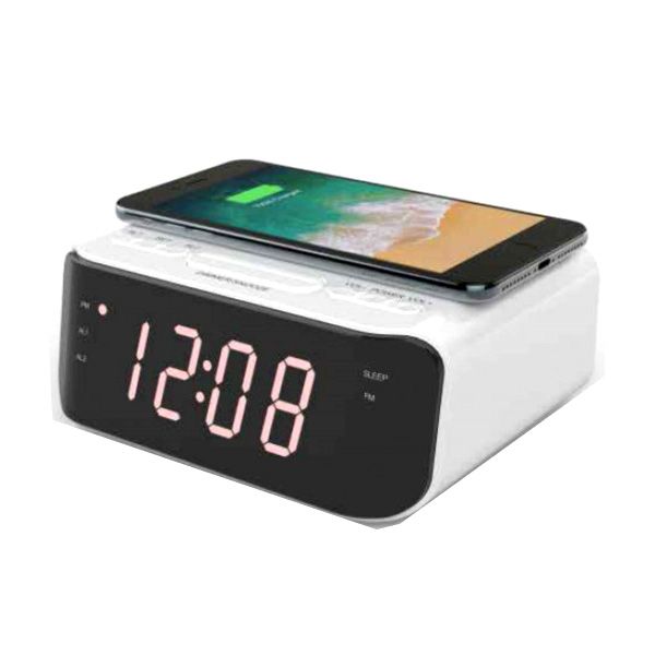 Telefunken BT Clock with Wireless Charging - TCR4