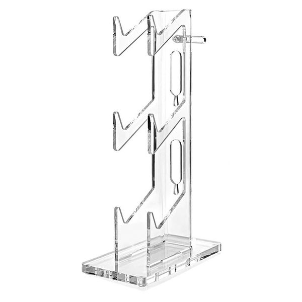 Acrylic 3-layer game controller display stand, transparent bracket