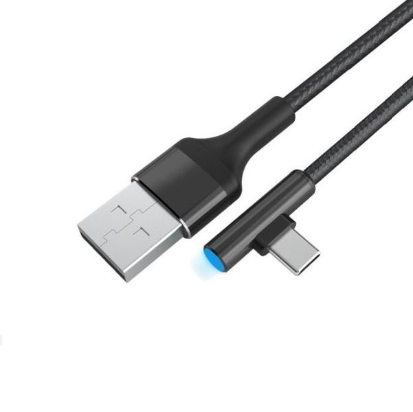 LPS 90 Degree Type-C USB Game Charging Cable For Mobile Phones