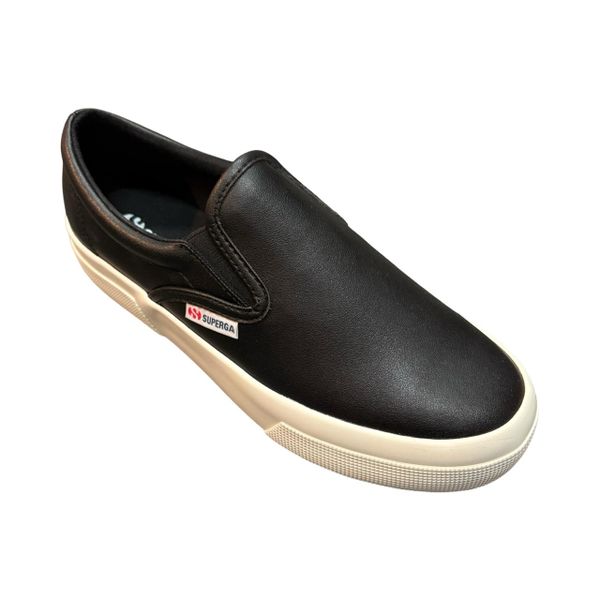 Superga Platform Slipon Sneakers For Women - Black