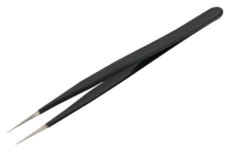 Multicomp Pro (DT000006) Tweezer, ESD, Straight, Pointed, Stainless Steel