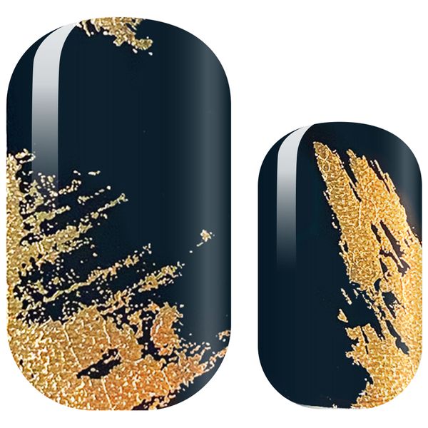 Avoa - Nail Wrap - Black Gold